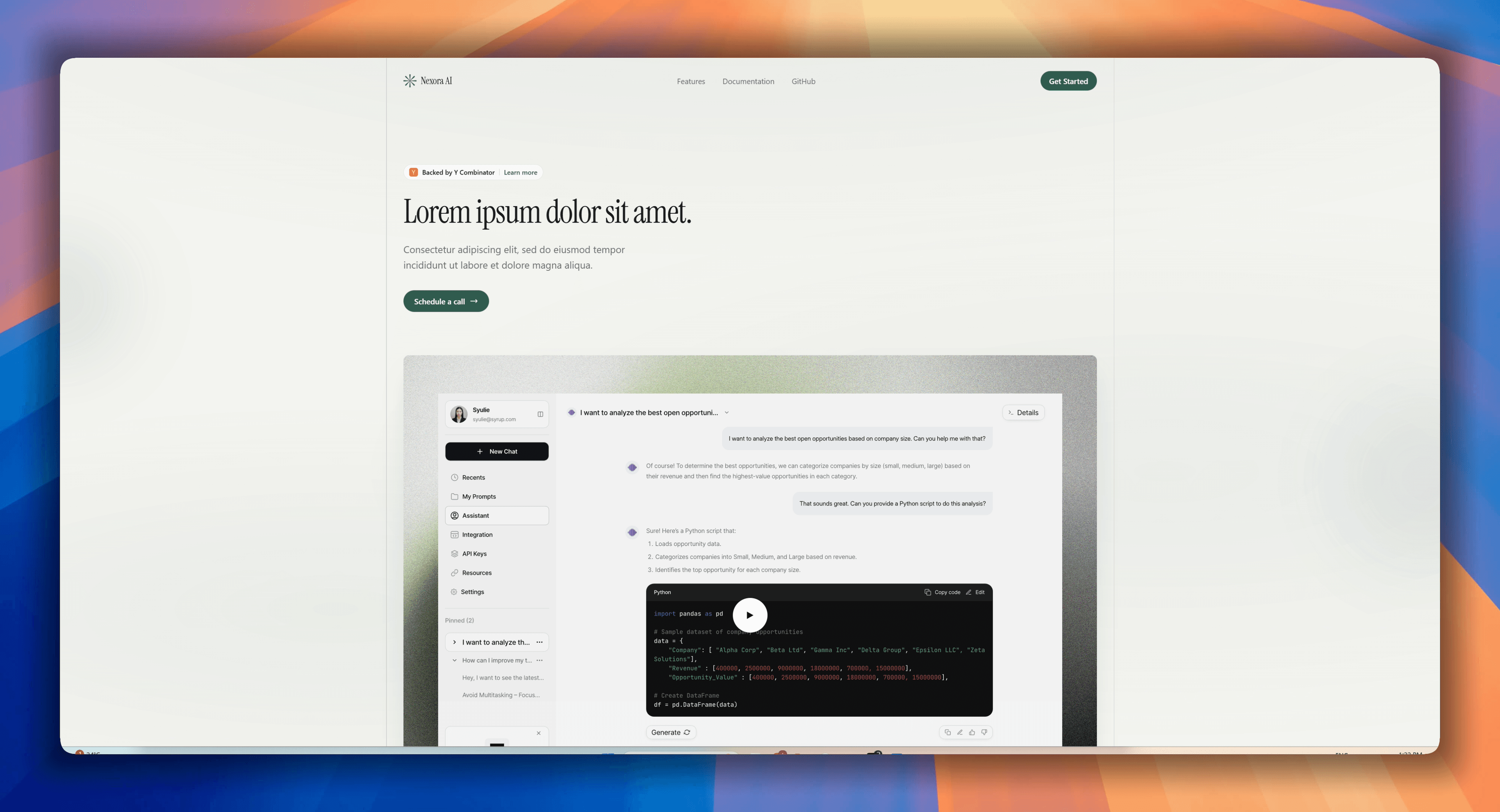 Nexora AI screenshot 1